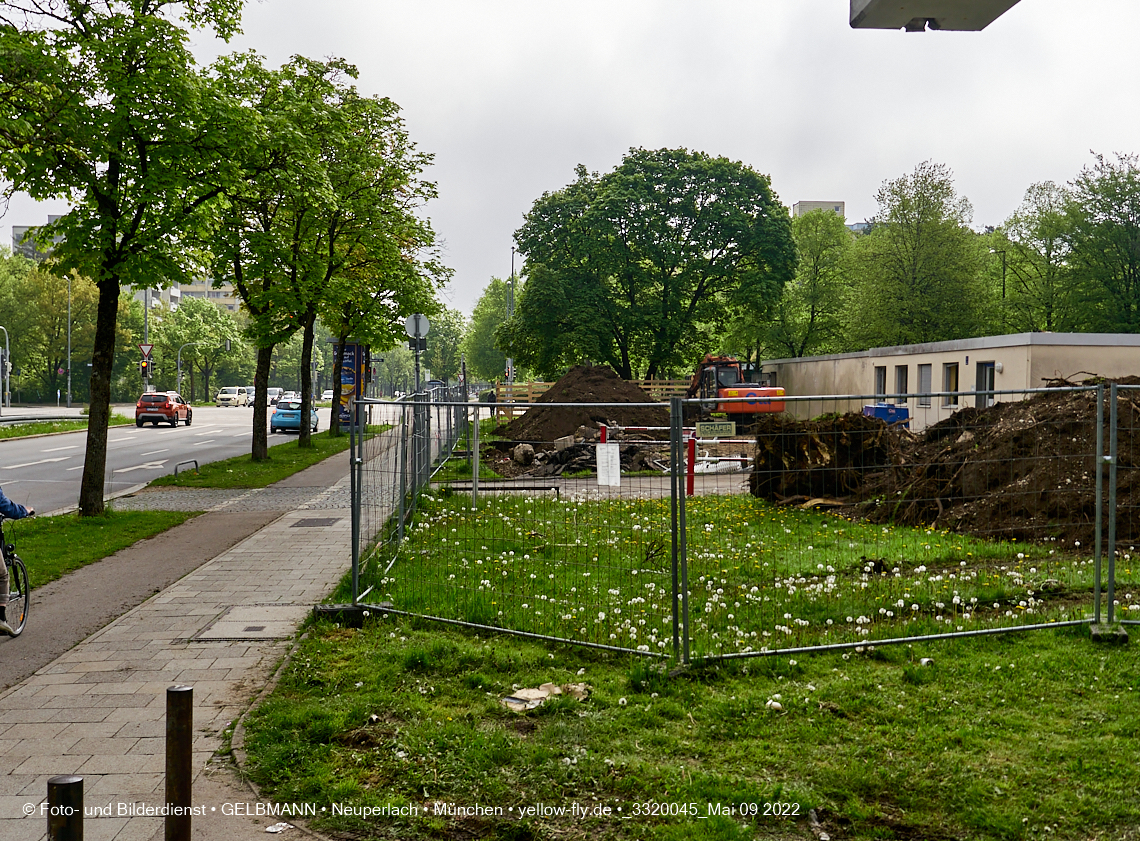 09.05.2022 - Baustelle am Haus für Kinder in Neuperlach